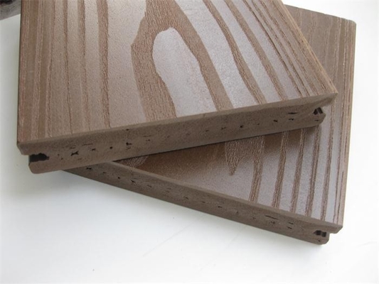 Solid Pvc Vinyl Flooring Boards with Coffee , ASA Surface Coextruded